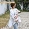 【ポイント20倍】あす楽メール便対応可犬服洋服犬服犬の服ドッグウェアペットペットウェア超小型犬小型犬犬友クリスマスX'mas誕生日記念日ギフトプレゼント贈り物無料ラッピングメッセージカード送料無料ペアルックお揃いシャツ袖あり薄手綿日本製父の日母の日