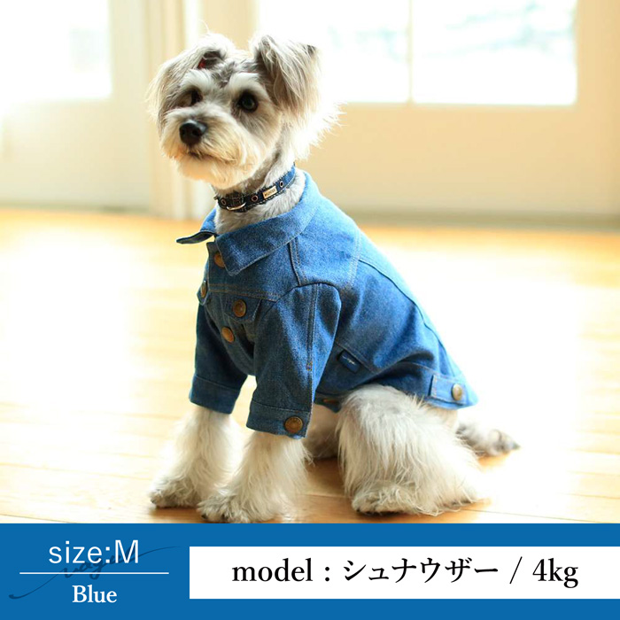 【ポイント20倍】☆楽天ランキング1位☆ラッピング無料犬服犬服洋服犬の服ドッグウェアペットウェア小型犬ダックスあす楽メール便送料無料冬誕生日記念日父の日母の日ホワイトデーギフトプレゼントラッピング綿デニムジャケット日本製かっこいいお洒落