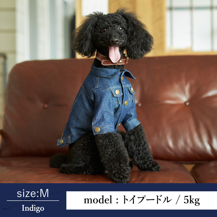 【ポイント20倍】☆楽天ランキング1位☆ラッピング無料犬服犬服洋服犬の服ドッグウェアペットウェア小型犬ダックスあす楽メール便送料無料冬誕生日記念日父の日母の日ホワイトデーギフトプレゼントラッピング綿デニムジャケット日本製かっこいいお洒落