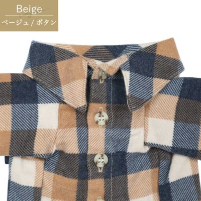 ラッピング無料犬服犬服洋服犬の服ドッグウェア小型犬ダックスメール便送料無料ハロウィンバレンタインデーホワイトデー誕生日記念日ギフトプレゼンコットンチェックシャツレッドネイビーマスタード綿日本製秋冬