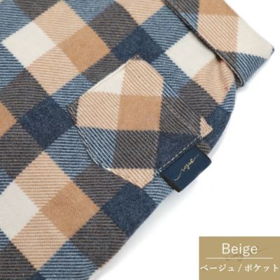 ラッピング無料犬服犬服洋服犬の服ドッグウェア小型犬ダックスメール便送料無料ハロウィンバレンタインデーホワイトデー誕生日記念日ギフトプレゼンコットンチェックシャツレッドネイビーマスタード綿日本製秋冬